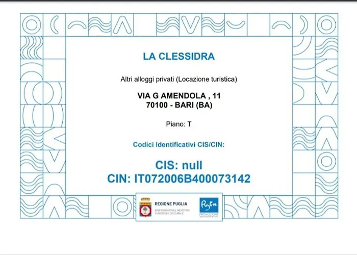 ベッド・アンド・ブレックファスト La Clessidra